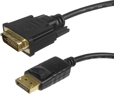 Kabllo DisplayPort në DVI Maclean MCTV-715, 1.8m, 4K 30Hz, e zezë