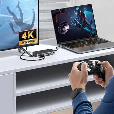 Docking station Orico OM28PR-G2, USB-C, M.2 NVMe SATA, i zi