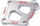 Flanxhë turbo çeliku për Mitsubishi Lancer EVO VIII 4G63, 10mm, gri