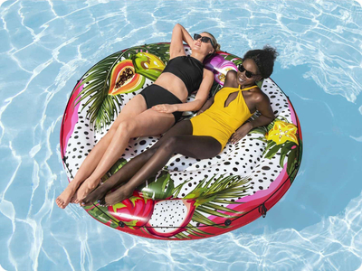 Dyshek uji Bestway Inflatable Island, diametër 188 cm, PVC, shumëngjyrësh