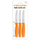 Set thika Fiskars 1014278, për tryezë, 3 copë, portokalli