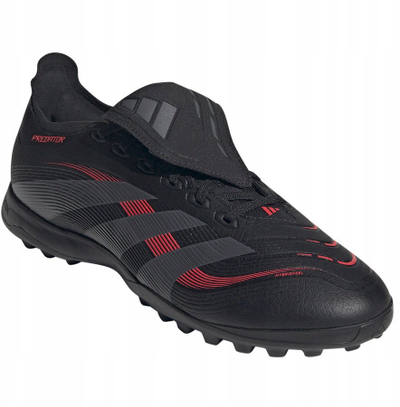 Фудбалски копачки Adidas Predator League Fold Over Tongue, за вештачка трева, црни