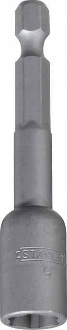 Set bire magnetikë Stanley, 1/4", 10x65mm, 5 copë, gri
