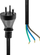 Kabllo rryme ProXtend Type K Open End, 20m, e zezë