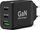 Полнач за ѕид Port Designs 900106 EU, 65W GaN, USB C PD и USB A QC, црн