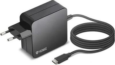 Универзален полнач YAU C65, 65W, USB C напојување, бел