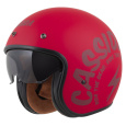 Helmetë moto CASSIDA Oxygen 2.0 Gear, e hapur, vizor dielli, e kuqe matt