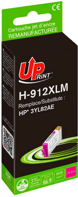 Kartush printeri UPrint HP 912XL, magenta, XL