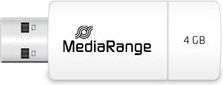 USB Flash MediaRange MR970, 4GB, USB 2.0, e kuqe me të bardhë