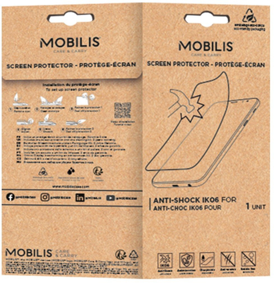 Mbrojtës ekrani Mobilis 036339 për Motorola Edge 50 Neo dhe Thinkphone 25, transparent