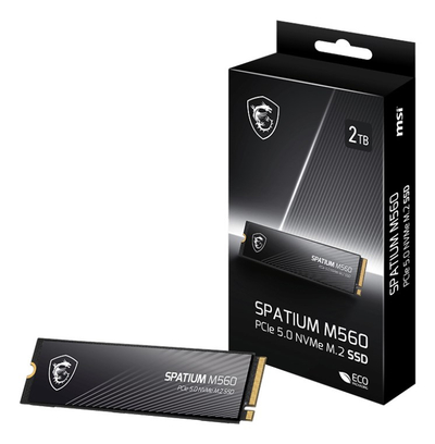 SSD M.2 MSI Spatium M560, 2TB, PCIe 5.0 NVMe, 3D NAND