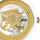 Orë dore Swatch Golden Rings White SO29W107, e bardhë