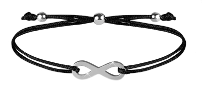 Byzylyk Troli Infinity, i zi/argjendtë