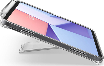Këllëf tableti Spigen Airskin Hybrid S, për iPad 10.9" 2022, me këmbë mbajtëse, transparent