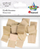 Дрвени коцки Titanum Craft Fun Series, 20x18x5 mm, 26 парчиња, природна боја