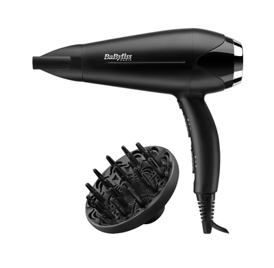 Tharëse flokësh BaByliss D572DE, 2200W, jonizim, e zezë
