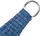 Tendë dielli HI Sun Shade Sail, trekëndore 3x3x3 m, 100 LED me panel dielli, blu