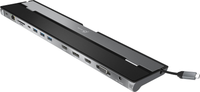 Stacion dokimi j5create JCD543P EN, USB C, 100W Power Delivery, gri