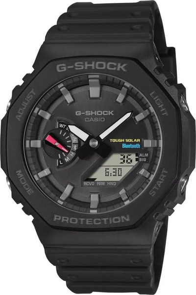 Orë dore Casio G-SHOCK GA-B2100-1AER, që s’e ha uji, për burra, e zezë