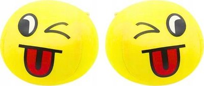 Top lodër Smiley Emoji, soft, 9cm, i verdhë