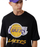 Bluzë për çuna New Era NBA Los Angeles Lakers Script Mesh Tee, pambuk, logo Lakers, e zezë