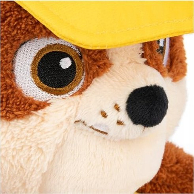 Lodër pelushi Paw Patrol Rubble Take Along, 33cm, e verdhë