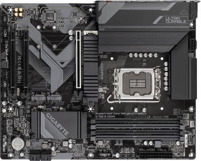 Pllakë amë Z790 S DDR4, Intel, LGA1700, DDR4, e zezë