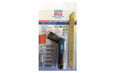 Set veglash Wilpu Multi-Tool No.1, 11 pjesë, PH PZ, me dorezë, i zi