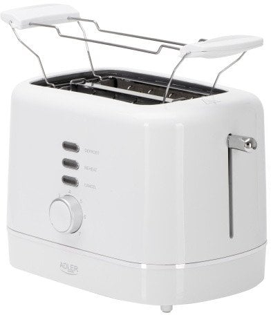 Toaster Adler AD 3224, 7 nivele pjekje, funksion defrost edhe reheat, i bardhë