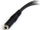 Kabllo StarTech Jack 3.5mm - Jack 3.5mm x2, 0.2 m, e zezë (MUYHSFMM)