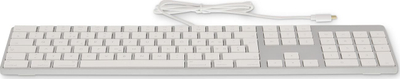 Tastierë LMP USB-C Keyboard LMP-KB-1843-IT, me numpad, lidhje USB-C, argjendtë