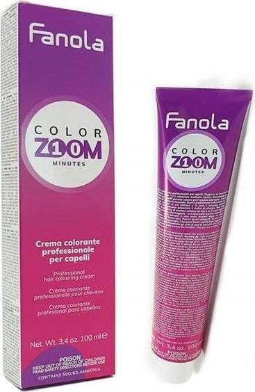 Боја за коса Fanola Color Zoom, професионална, без амонијак, 100ml