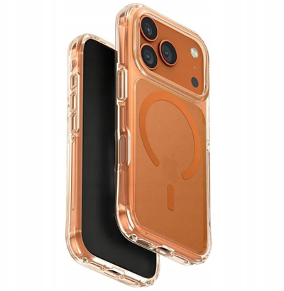 Kapotë telefoni Uniq LifePro Xtreme për iPhone 17 Pro Max, MagSafe, portokalli