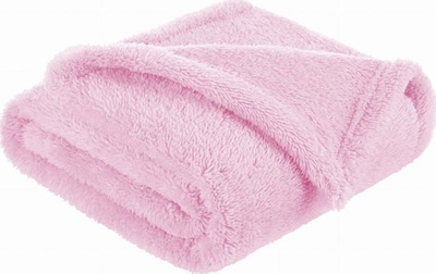 Batanije për fëmijë Bocioland Fluffy Blanket, fleece 80 x 100 cm, rozë