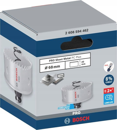 Sharrë rrethore Bosch Professional 2608594462, 68 mm, HSS me kobalt