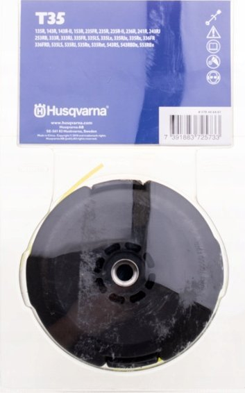 Kokë kose Husqvarna T35 5784464-01, origjinale për trimer, e zezë me blu