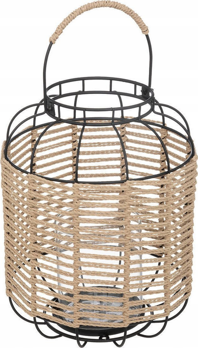 Fener dekorativ Atmosphera Cosy Lantern, metal H33cm, i zi