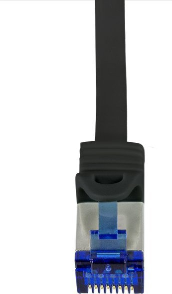 Kabllo rrjeti LogiLink C6A043S, 1.5 m, Cat6a S FTP, e zezë