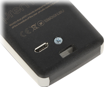 Telekomandë e zgjuar BleBox URemote Basic, karikim me kabllo, pjesë plastike, gri
