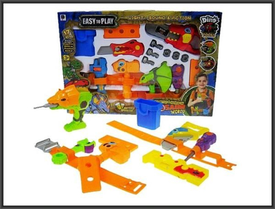 Set lodrash Hipo Dino (661-351/352), për kalamaj 3+ vjeç, 17 copë
