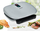 Grill elektrik Heinner AriaGrill HEG-F1000SL, 1000W, pllaka gize 27x23cm, i zi