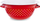 Enë kuzhine Orion Enamel Bowl Dot, 26 cm, e kuqe me pika