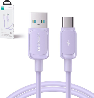 Kabllo USB Joyroom JYR761, USB A me USB C, 1.2 m, 3A, vjollcë
