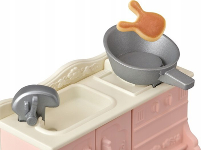 Set lojrash Epoch Sylvanian Families Shpi Dy-Katshe 5567, me mobilje, me figurë, shumëngjyrësh