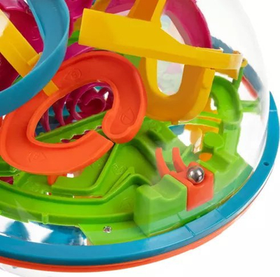 Lodër labirint 3D Smart Ball 23449, 138 pjesë, 18 cm, me ngjyra nga të gjitha