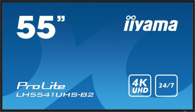 Monitor iiyama ProLite LH5541UHS-B2, 54,6\", 4K, i zi