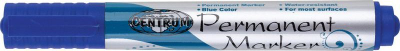 Marker permanent Centrum, majë e pjerrët chisel 1-5 mm, që s’i hyn uji, blu