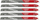 Tehe për sharrë reciproke Milwaukee TORCH, 12", 10 TPI, set me 5 copa