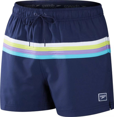 Shorce noti Speedo Colourblock Volley 14", me vija, blu navy