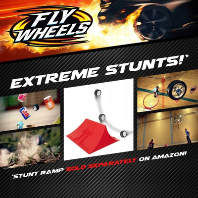 Set lodër Fly Wheels Twin Turbo Launcher, lëshuese me rrota të shpejta, për akrobaci dhe kërcime deri 30 ft, me ngjyra